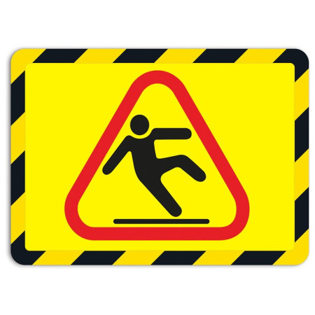 Pochette magneto jaune et noir A4 (lot de 2)