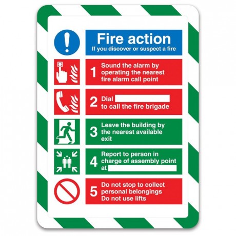 Pochette magneto blanc et vert A4 (lot de 2)