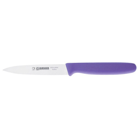 Couteau d'office manche violet L 100 mm
