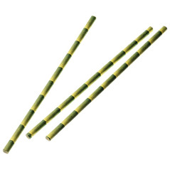 Bamboo paper straws (250 pcs)