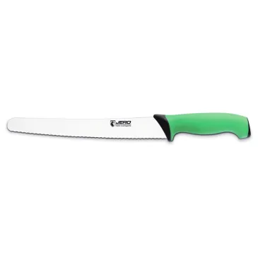 Couteau à pain Ecoline manche vert L 250 mm