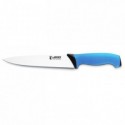 Couteau de cuisine Ecoline manche bleu L 200 mm
