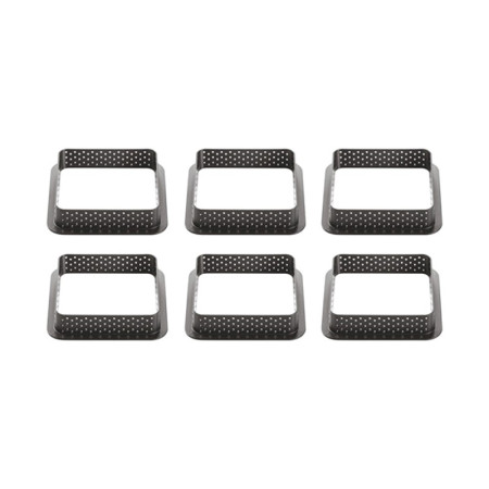 Kit Tarte Ring carré 80 x 80 mm (6 carrés)