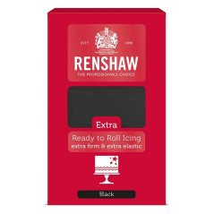 Renshaw Rolled Fondant EXTRA 1 kg -Black-