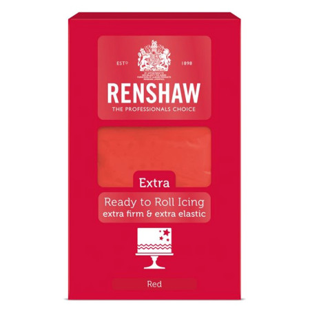 Pâte à sucre Renshaw EXTRA rouge 1 kg