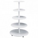 Tiered Cake Stand Plastic 5 tiers