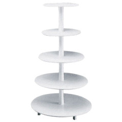 Tiered Cake Stand Plastic 5 tiers
