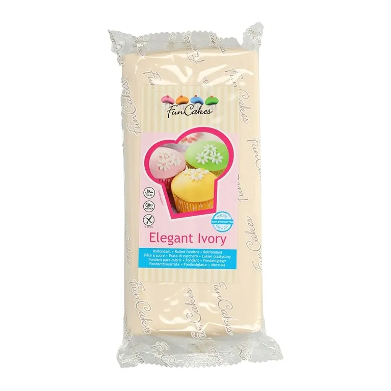 FunCakes Fondant Elegant Ivory 1kg
