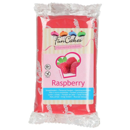 Pâte à sucre goût framboise FunCakes 250 g