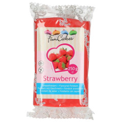 Pâte à sucre goût fraise FunCakes 250 g