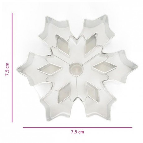 Cookie Cutter Ice Crystal 2 Ø7,5 cm