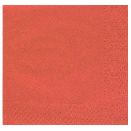 Serviette double point rouge 38 x 38 cm (lot de 900)