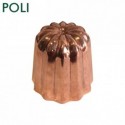 Mould for cannelés polished copper Ø 35 mm