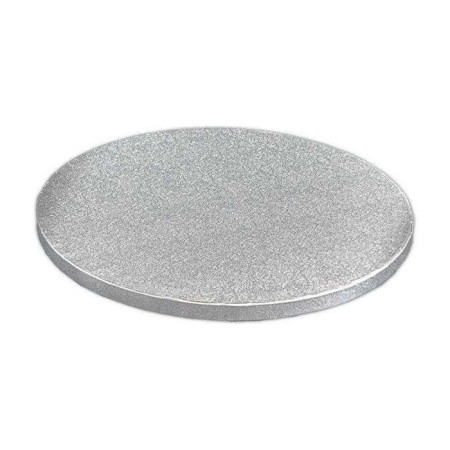 PastKolor cake drum silver round Ø25 cm
