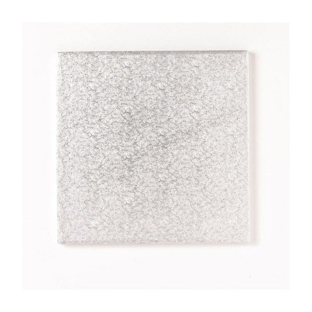 PastKolor cake drum silver square 30x30 cm