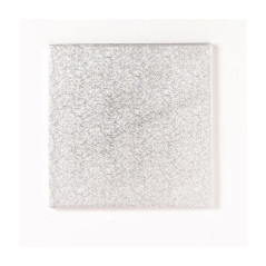 PastKolor cake drum silver square 35x35 cm