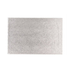 PastKolor cake drum silver rectangle 40x35 cm