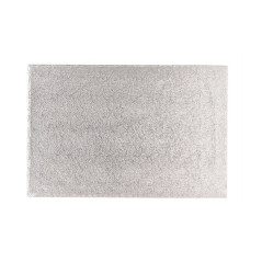 PastKolor cake drum silver rectangle 75x45 cm