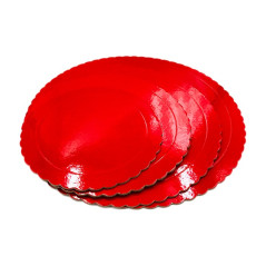 PastKolor cake board red round Ø25 cm