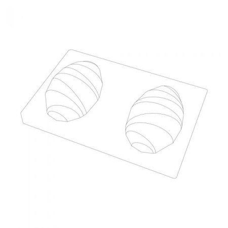 Moule « Oeuf Origami » 35 cm