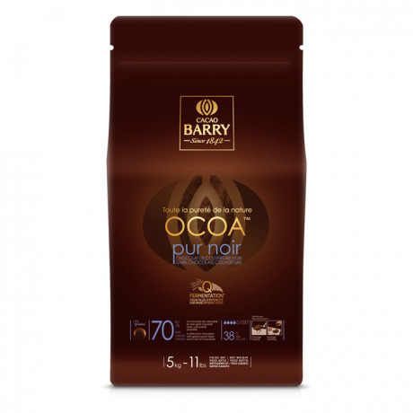 Ocoa 70% Q-fermentation dark chocolate couverture 5 kg