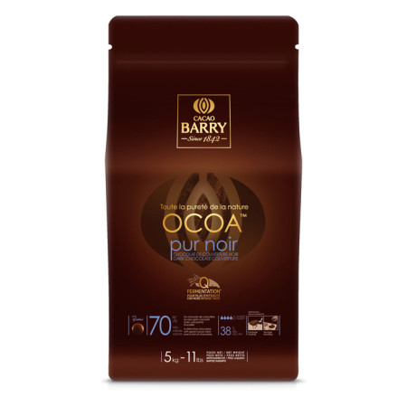 Ocoa 70% Q-Fermentation chocolat noir de couverture pistoles 5 kg