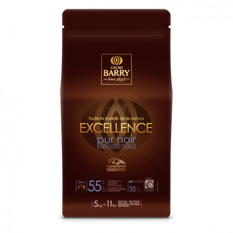 Excellence 55% dark couverture chocolate 5 kg