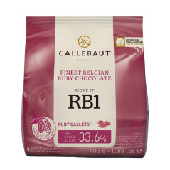 Ruby 47,3 % chocolat de couverture RB1 400 g