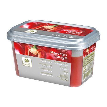 Purée de poivron rouge surgelée Ravifruit 1 kg
