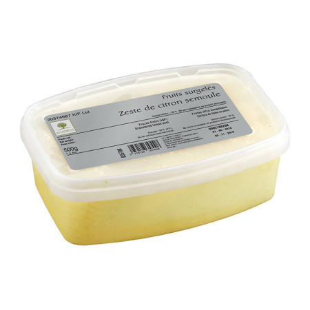 IQF Lemon zest frozen fruit 1 kg