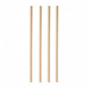 Paille en papier Ø 8 mm L 230 mm kraft (lot de 100)
