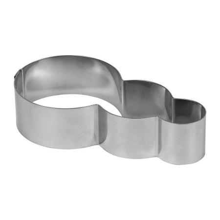 Stainless steel traffic light ring H70 L 130 mm