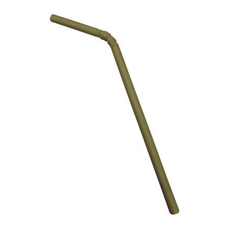 Kraft angled paper straw Ø 6 mm (250 pcs)