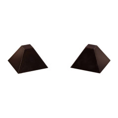 Moule 28 pyramides carrées en polycarbonate pour chocolat