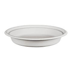 Fiber plate Ø 208 mm H 34 mm 70 cL (400 pcs)