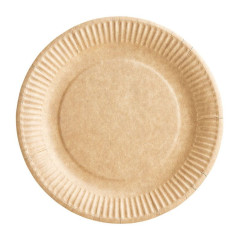 Bioline kraft cardboard plate Ø 180 mm (1000 pcs)