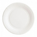 Assiette carton bioline blanche Ø 230 mm (lot de 1000)