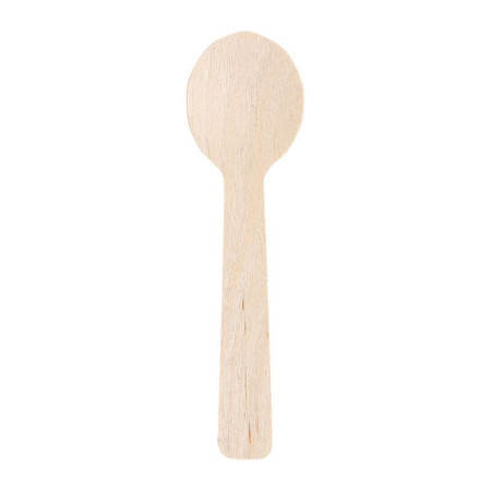 Small large wooden spoon 100 mm (100 pcs)
