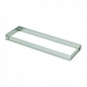 Rectangle perforé inox 24 x 8 cm H 2 cm - MF