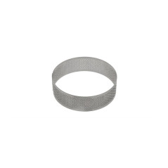 Stainless steel perforated circle Ø 7 cm H 3.5 cm - MF