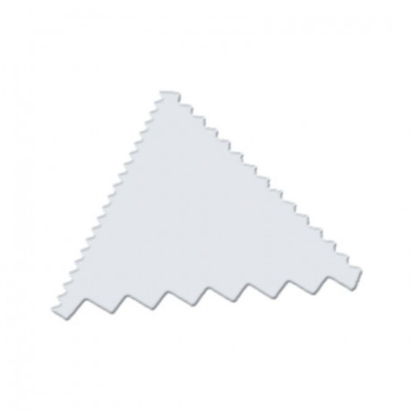 Peigne décors plastique 3 côtés - MF