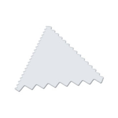 Peigne décors plastique 3 côtés - MF