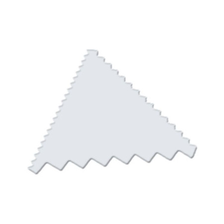 Peigne décors plastique 3 côtés - MF