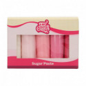 FunCakes Sugar Paste Multipack Pink Colour Palette 5x100 g