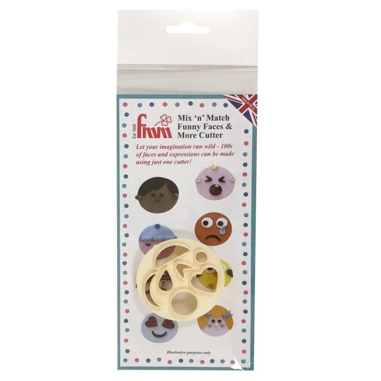 Découpoir FMM visages fun Mix ‘N’ Match