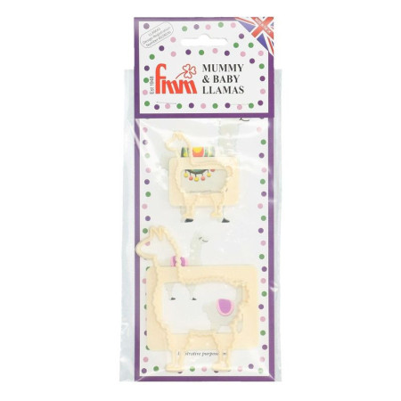 FMM Mummy & Baby Llama Cutter Set/2
