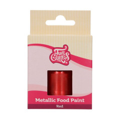 Peinture alimentaire FunCakes Red 30 mL