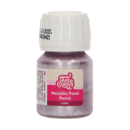 FunCakes Metallic Food Paint Lilac 30 ml