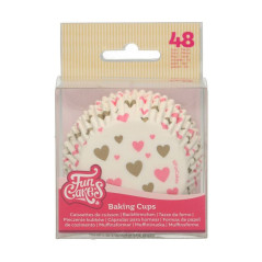 FunCakes Baking Cups Hearts pk/48