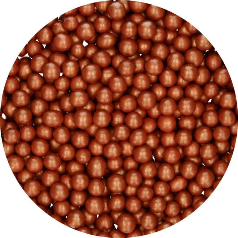 FunCakes Candy Choco Pearls Medium Copper 80 g